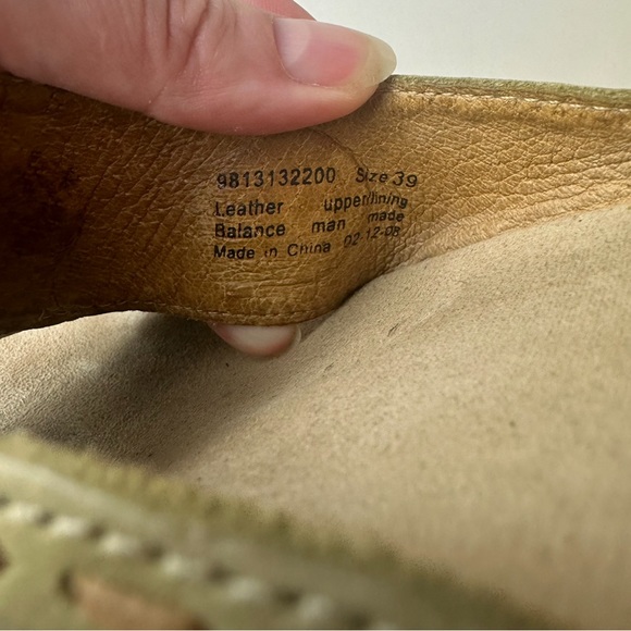 DANSKO Sunny Clogs Sandals Sage Green Leather Shoes Slip Ons Stitching Comfort - Picture 12 of 14